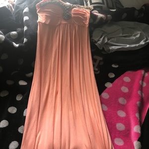 Strapless dress